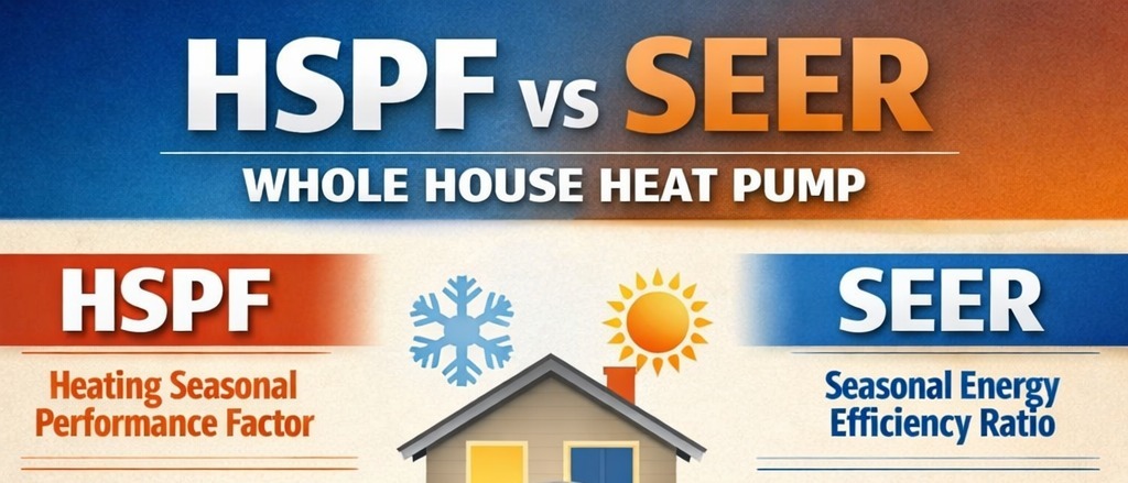 HSPF vs SEER heat pump