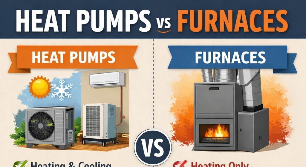 Heat pumps vs furnaces