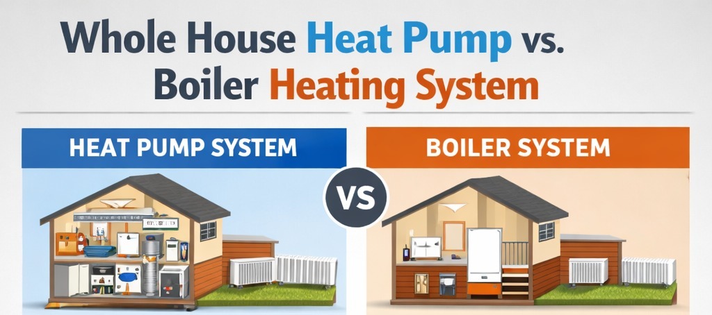 Heat pump vs boiler heating systems