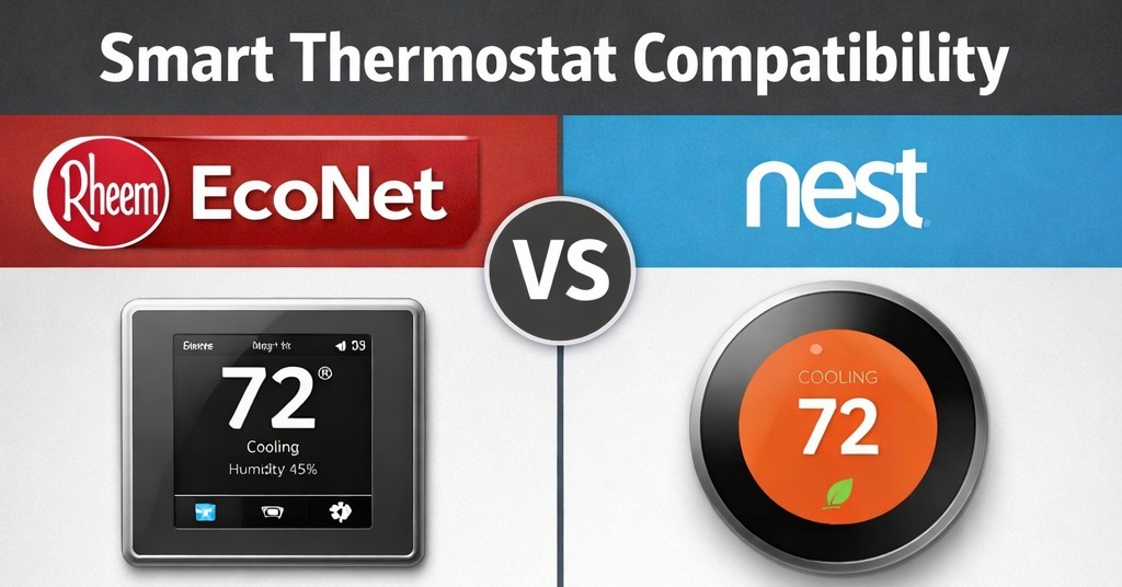 Rheem EcoNet vs Nest: Smart Thermostat Compatibility