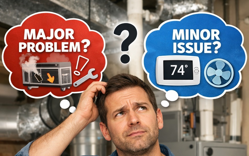 HVAC Problem Major or Minor