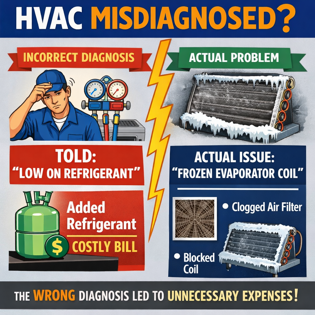 HVAC misdiagnosed