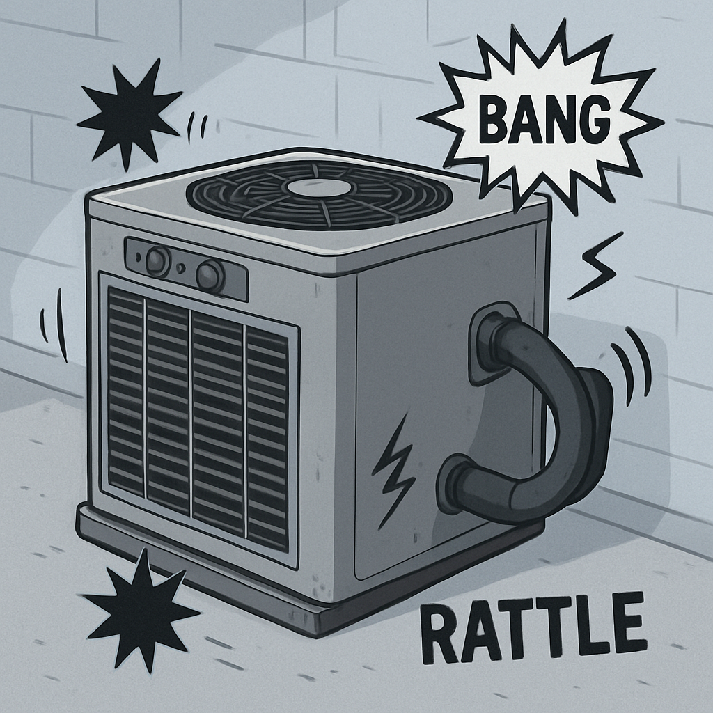 HVAC making banging or rattling noises