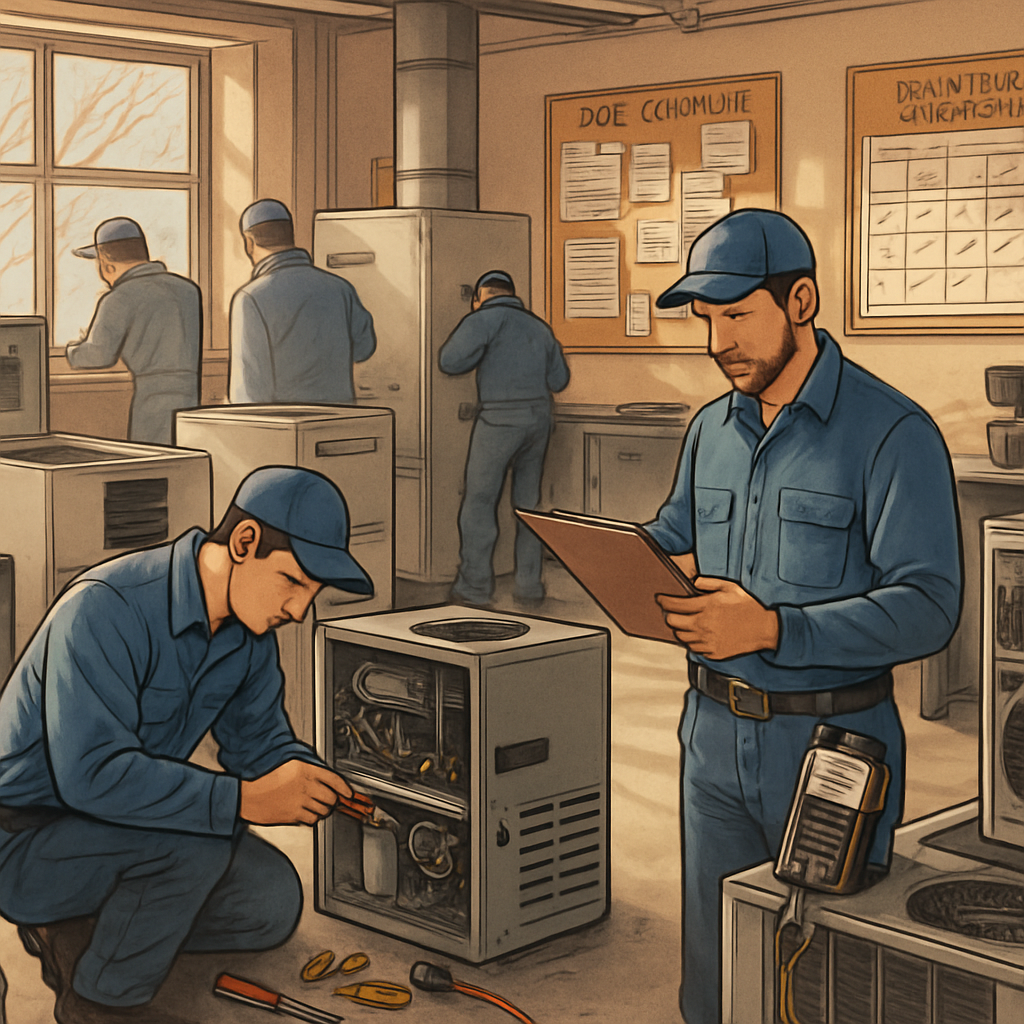 HVAC year round work 