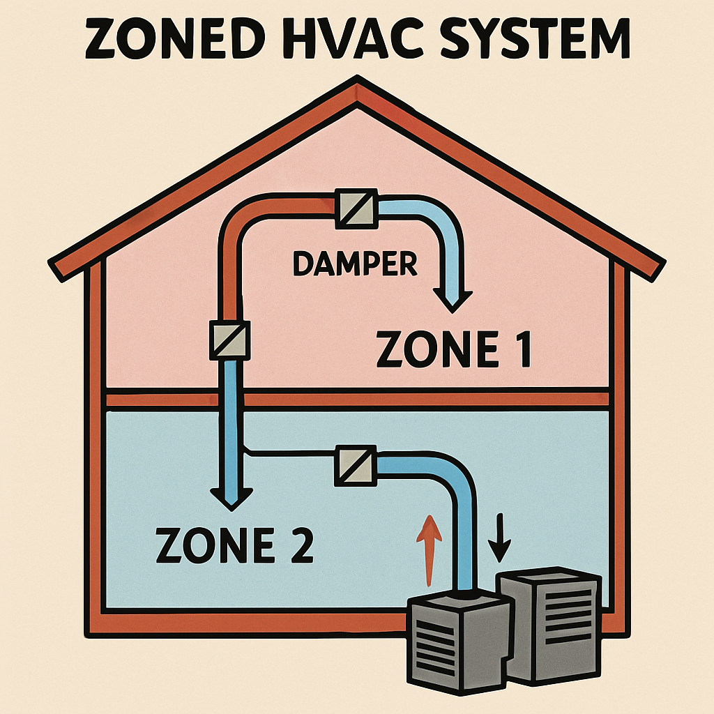 Zoned HVAC System