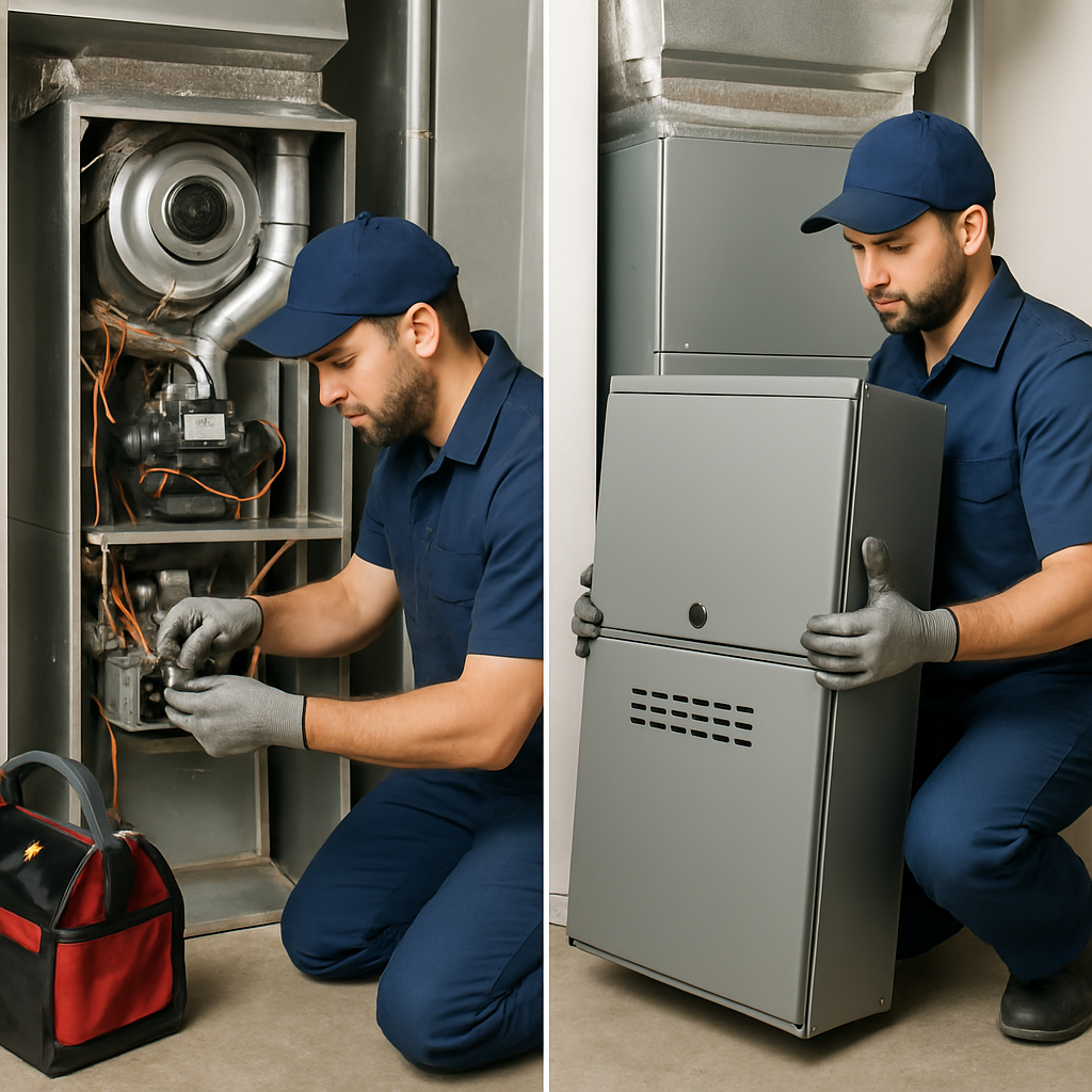 Repairing vs replacing furnace