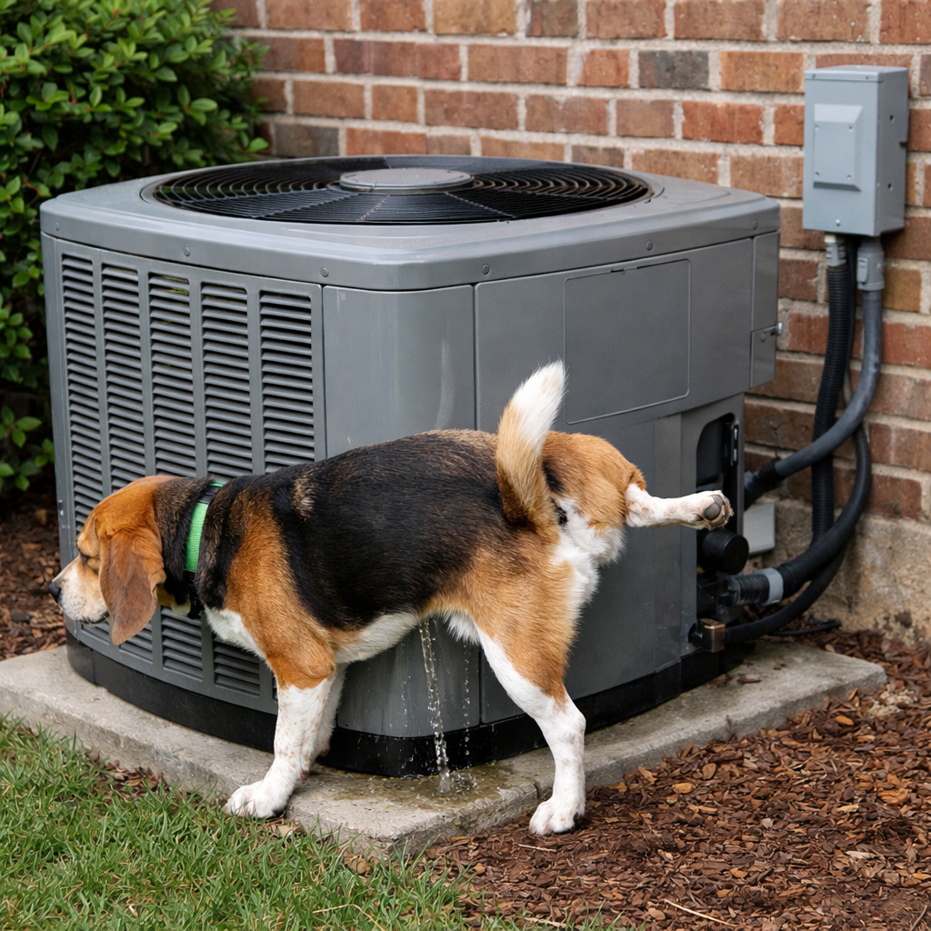 pets can damage AC systems