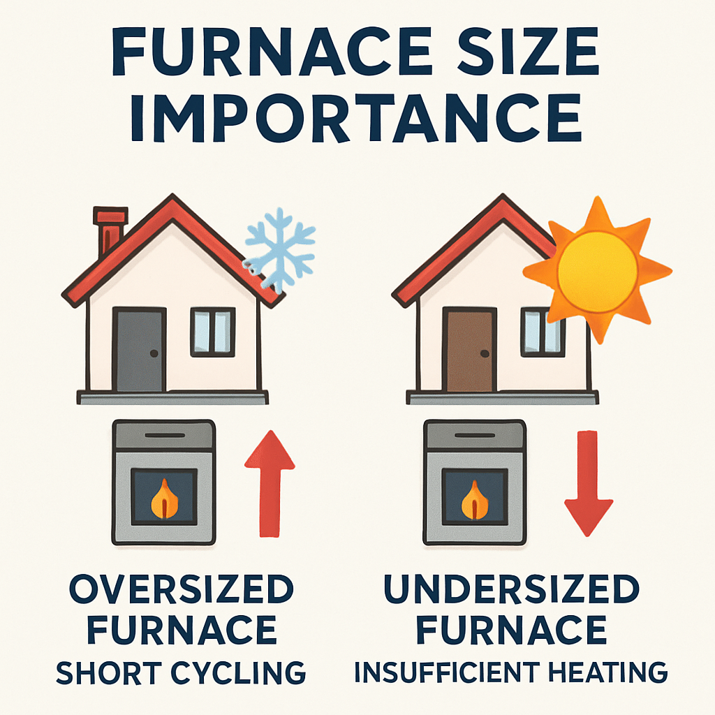 furnace size