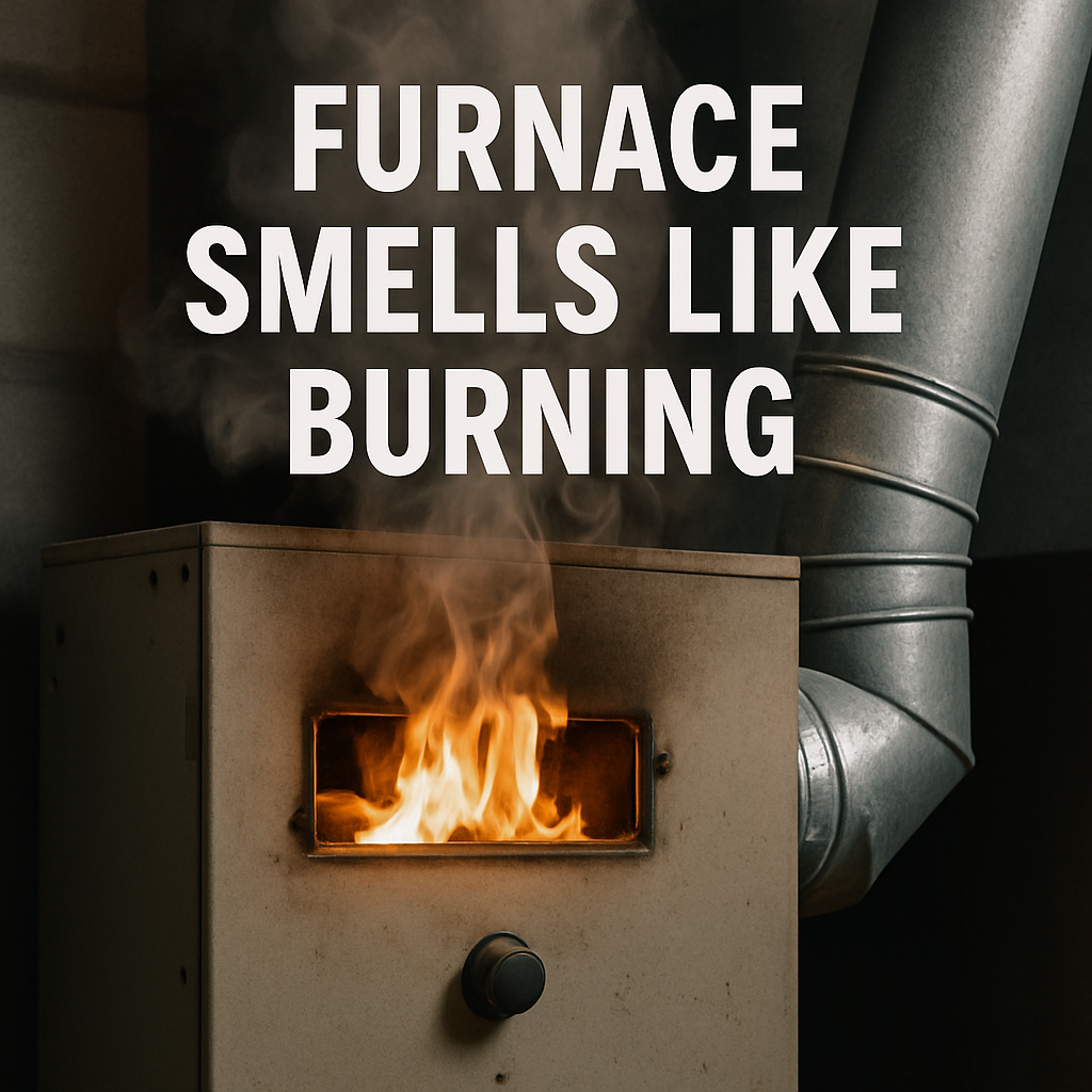 furnace burning