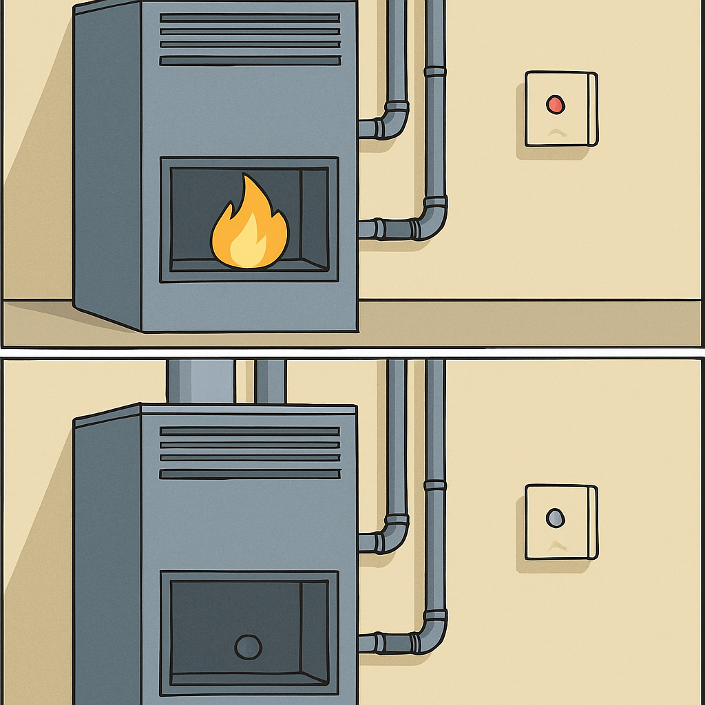 Furnace turns on and off
