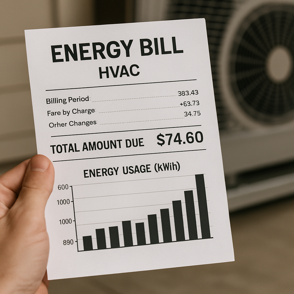 HVAC bill suddenly higher 