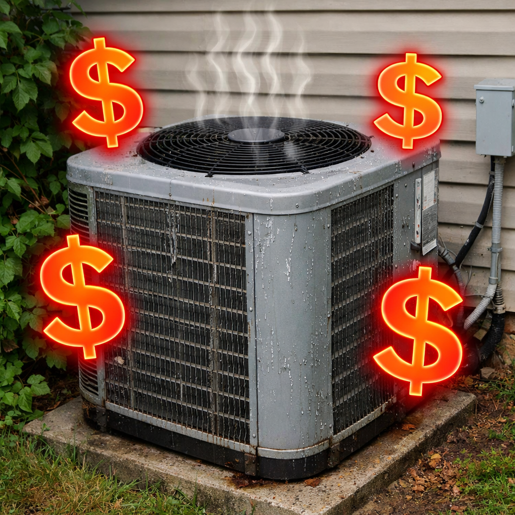 Long-Term Costs of Running an Inefficient AC 