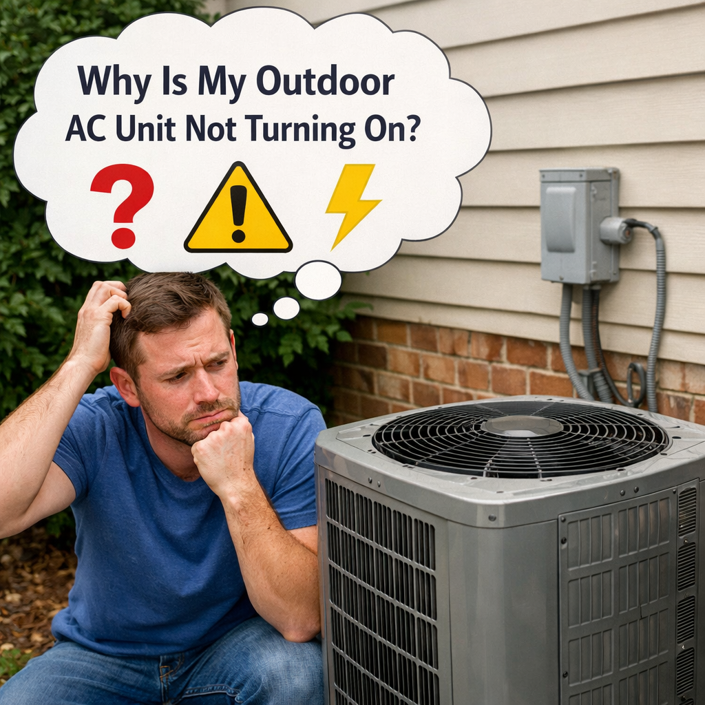 Outdoor AC not turning on