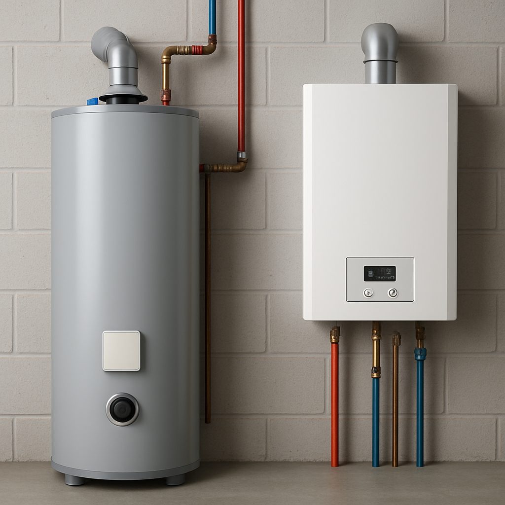 Tank vs. Tankless Water Heater 