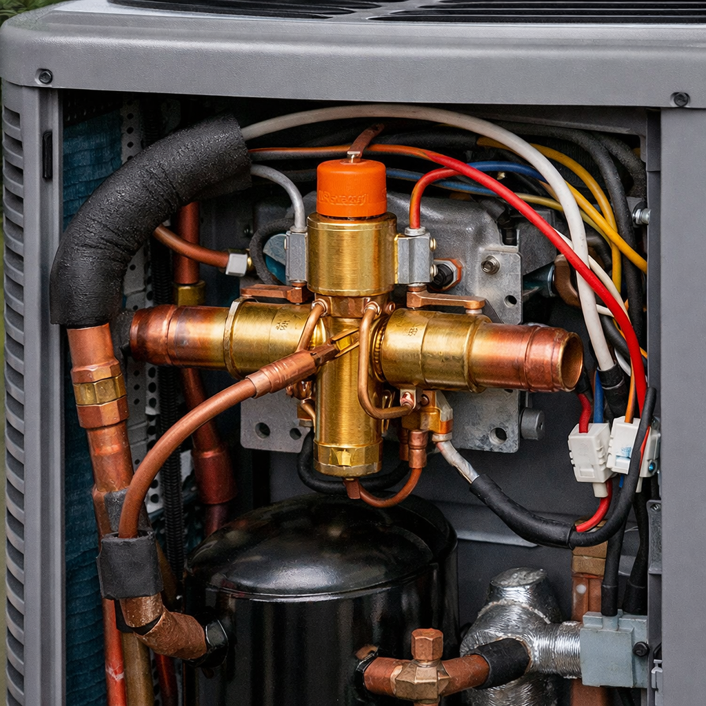 Faulty Heat Pump Reversing Valve 