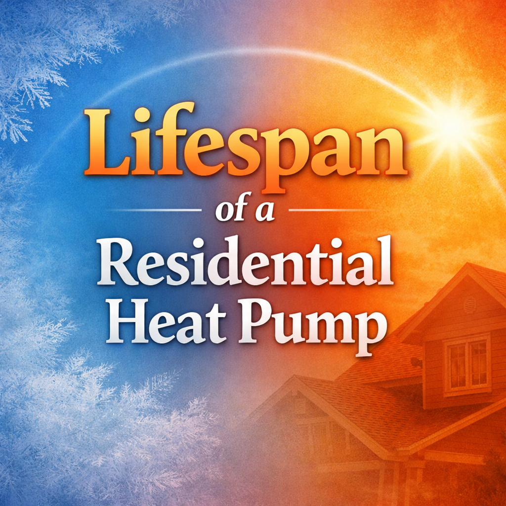 lifespan of a residential heat pump 