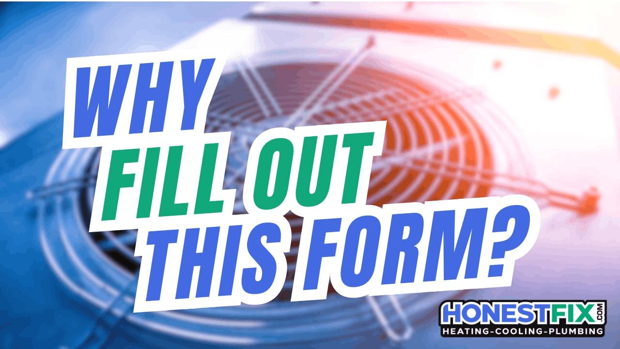 Alex Largent explaining how to schedule service with Honest Fix using the online form