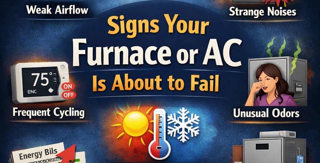 Signs Your Furnace or AC Is About to Fail